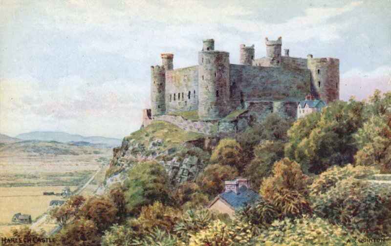 Zamek Harlech autorstwa Alfred Robert Quinton