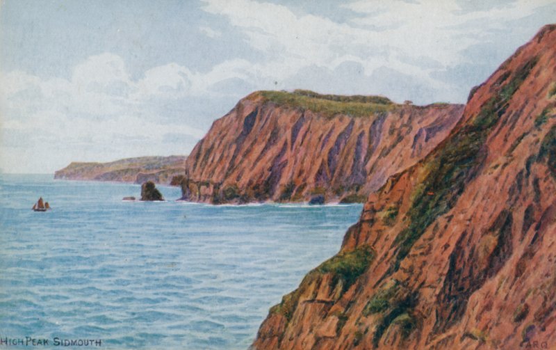 Wysoki Szczyt, Sidmouth autorstwa Alfred Robert Quinton