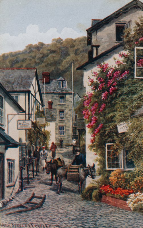 Główna ulica, Clovelly autorstwa Alfred Robert Quinton