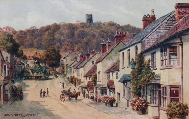 Główna ulica, Dunster autorstwa Alfred Robert Quinton