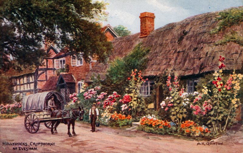 Malwy, Cropthorne, Evesham autorstwa Alfred Robert Quinton