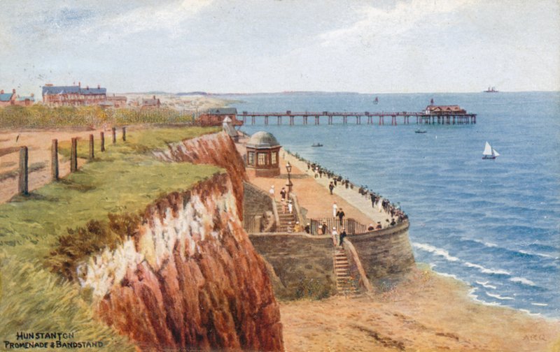 Hunstanton, Promenade i Brandstand autorstwa Alfred Robert Quinton