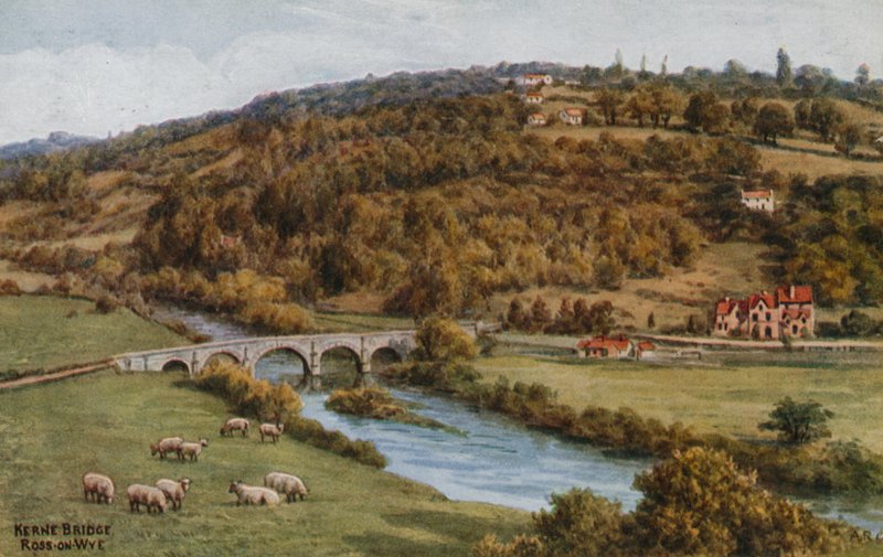 Most Kerne, Ross-on-Wye autorstwa Alfred Robert Quinton