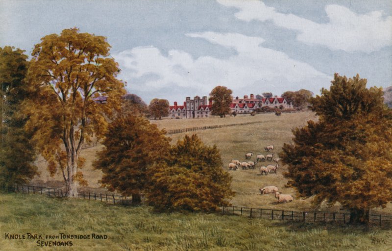 Knole Park, od Tonbridge Road, Sevenoaks autorstwa Alfred Robert Quinton