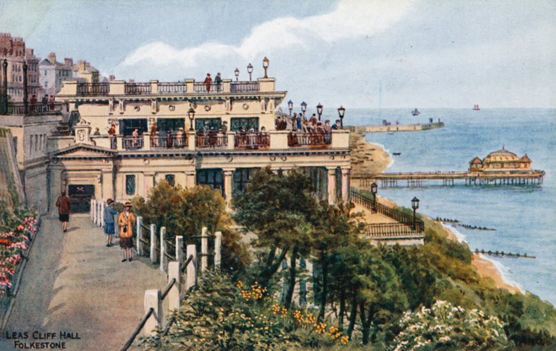 Leas Cliff Hall, Folkestone autorstwa Alfred Robert Quinton
