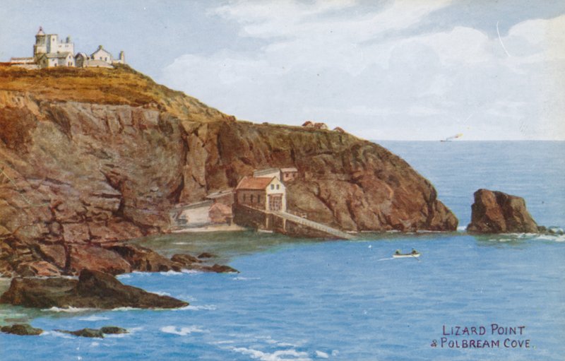 Lizard Point i Polbream Cove autorstwa Alfred Robert Quinton