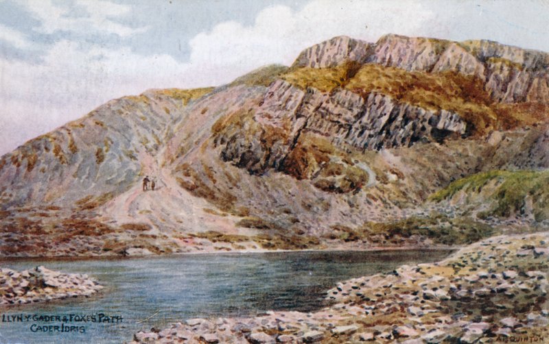 Ścieżka Llyn-y-Gader i Lisów, Cader Idris autorstwa Alfred Robert Quinton
