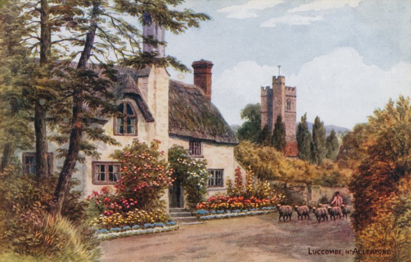 Luccombe, Nr Allerford autorstwa Alfred Robert Quinton