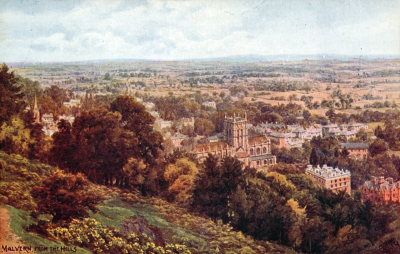 Malvern, ze Wzgórz autorstwa Alfred Robert Quinton
