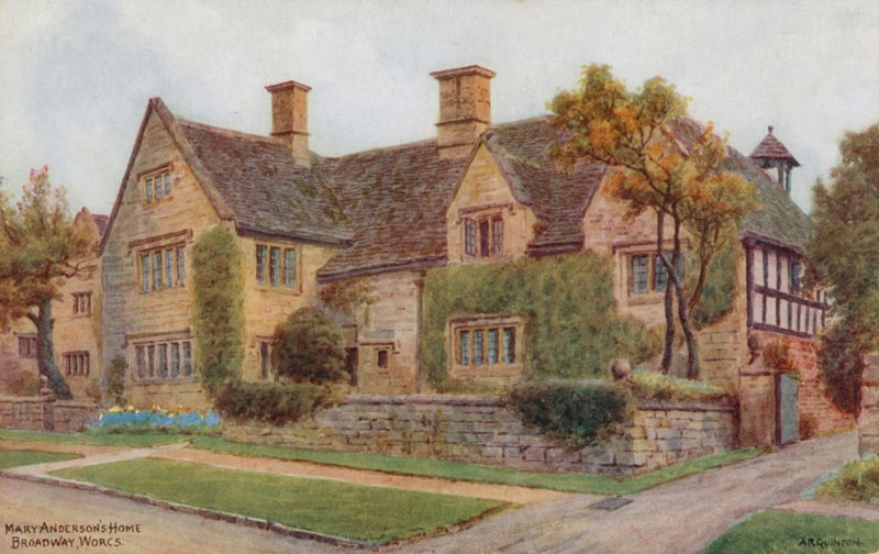 Dom Mary Anderson, Broadway Worcestershire autorstwa Alfred Robert Quinton