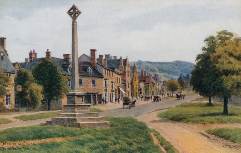 Krzyż Pamięci, Broadway, Worcestershire autorstwa Alfred Robert Quinton