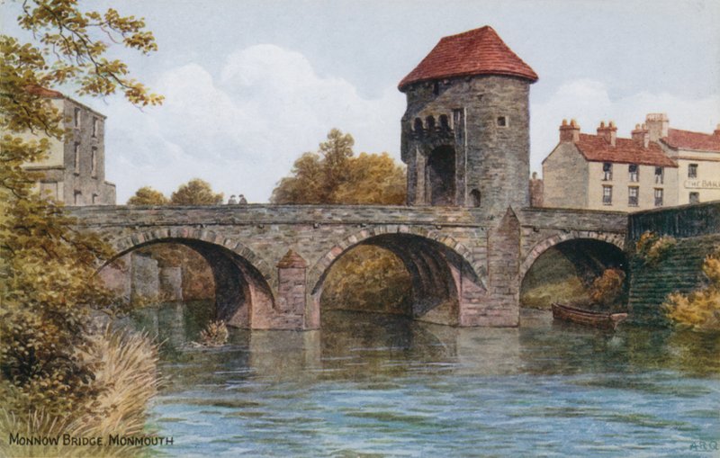 Monnow Bridge, Monmouth autorstwa Alfred Robert Quinton