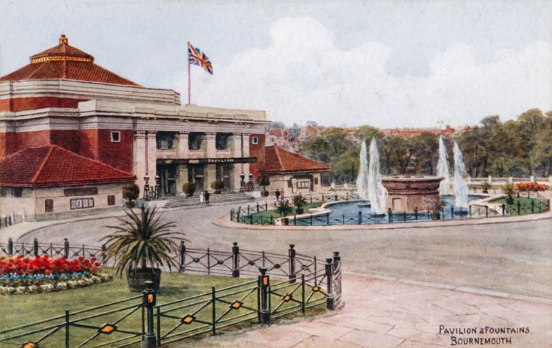 Pawilon i Fontanny, Bournemouth autorstwa Alfred Robert Quinton