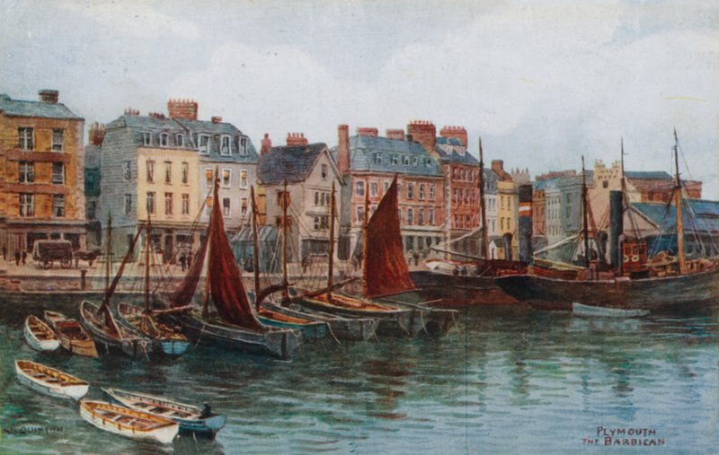 Plymouth, Barbakan autorstwa Alfred Robert Quinton