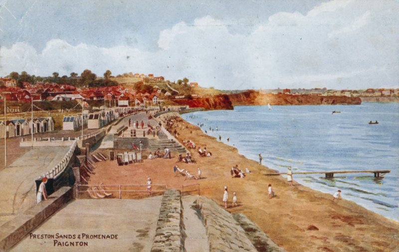 Preston Sands and Promenade, Paignton autorstwa Alfred Robert Quinton