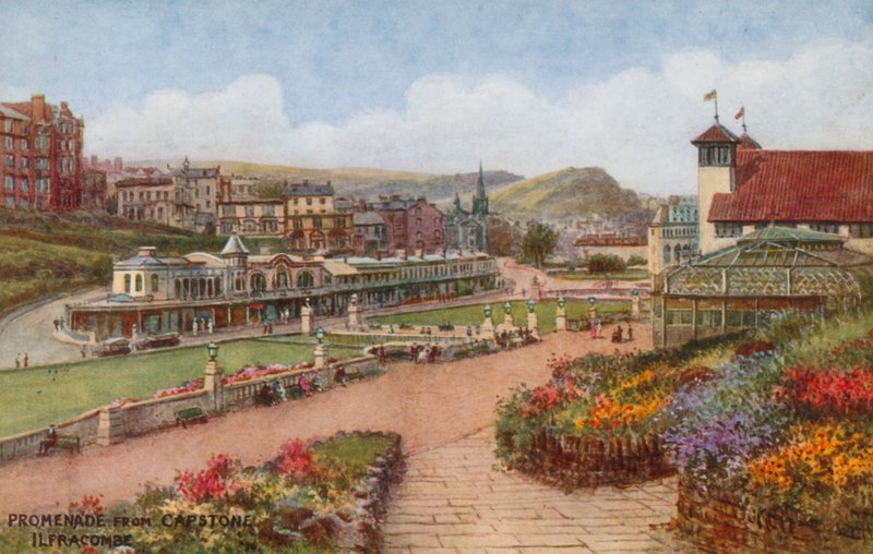 Promenada z Capstone, Ilfracombe autorstwa Alfred Robert Quinton