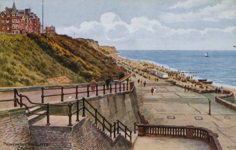 Promenada ze Slopes, Cromer autorstwa Alfred Robert Quinton