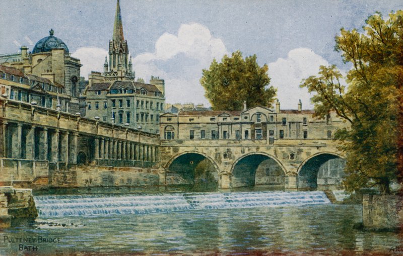 Most Pulteney, Bath autorstwa Alfred Robert Quinton
