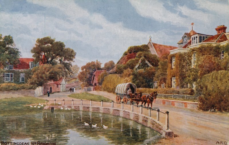 Rottingdean w pobliżu Brighton autorstwa Alfred Robert Quinton