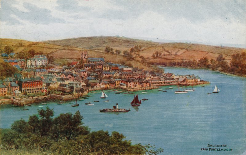 Salcombe, z Portlemouth autorstwa Alfred Robert Quinton