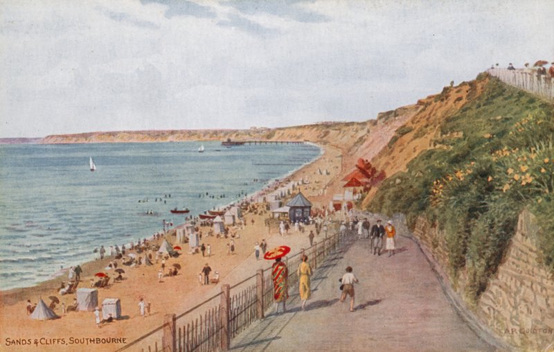 Piaski i klify, Southbourne autorstwa Alfred Robert Quinton