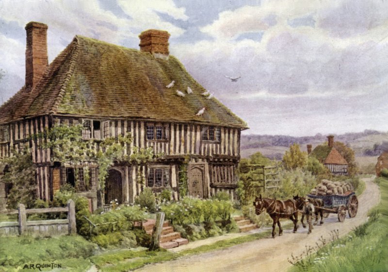 Małe Hythe, niedaleko Tenterden, Kent autorstwa Alfred Robert Quinton