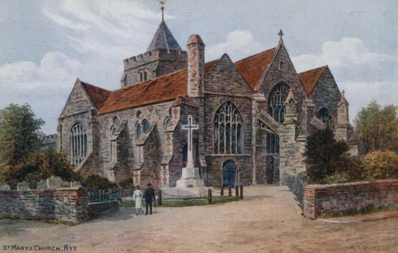 Kościół Mariacki, Rye autorstwa Alfred Robert Quinton