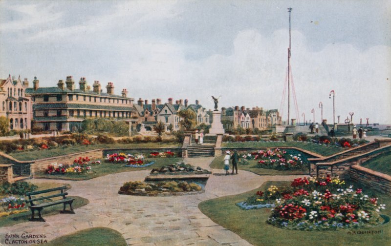 Sunk Gardens, Clacton-on-Sea autorstwa Alfred Robert Quinton