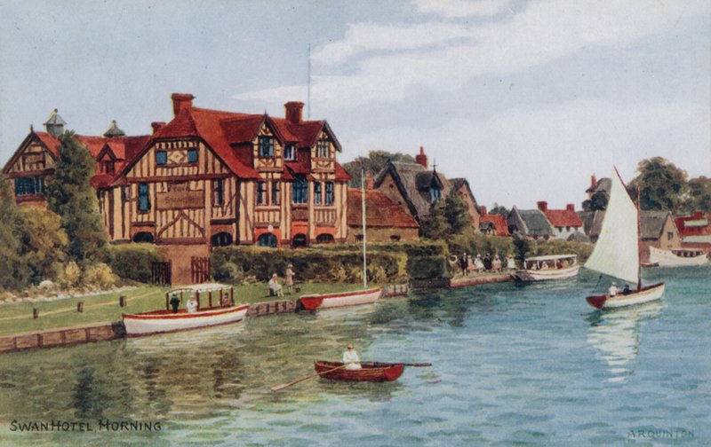 Hotel Łabędź, Horning autorstwa Alfred Robert Quinton