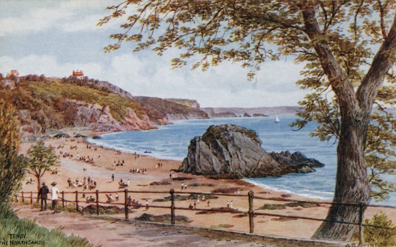 Tenby, The North Sands autorstwa Alfred Robert Quinton