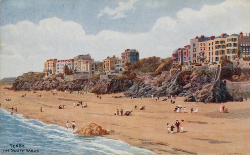 Tenby, The South Sands autorstwa Alfred Robert Quinton