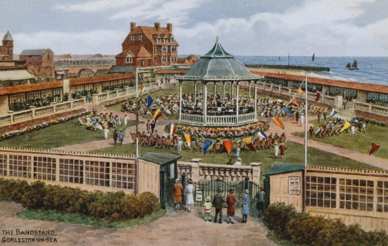 The Bandstand, Gorleston-on-Sea autorstwa Alfred Robert Quinton