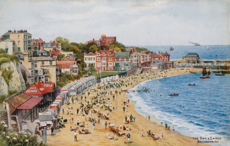 The Bay and Sands, Broadstairs autorstwa Alfred Robert Quinton
