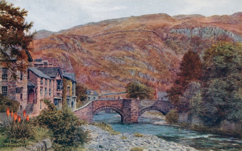 Most, Beddgelert autorstwa Alfred Robert Quinton