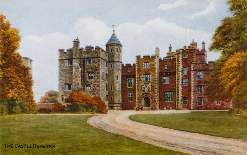 Zamek, Dunster autorstwa Alfred Robert Quinton