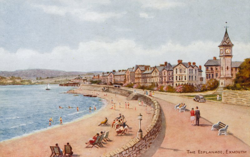 Esplanada, Exmouth autorstwa Alfred Robert Quinton
