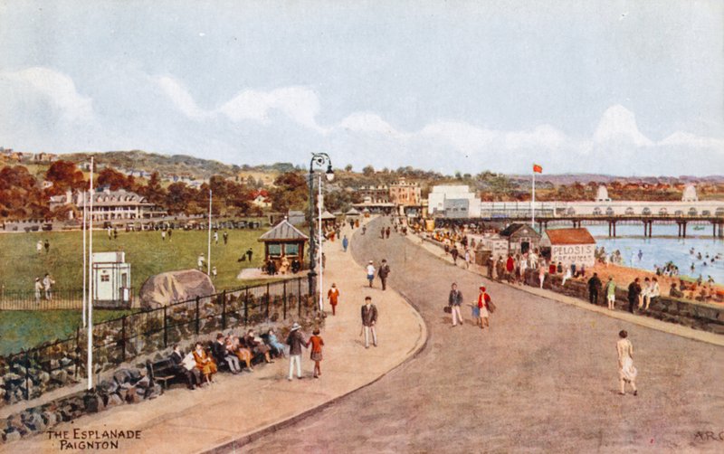 Esplanade, Paignton autorstwa Alfred Robert Quinton