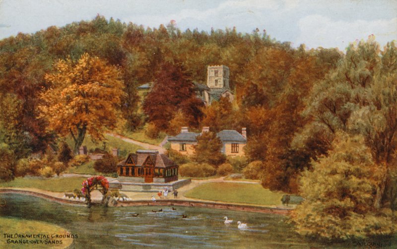 The Ornamental Grounds, Grange-Over-Sands autorstwa Alfred Robert Quinton