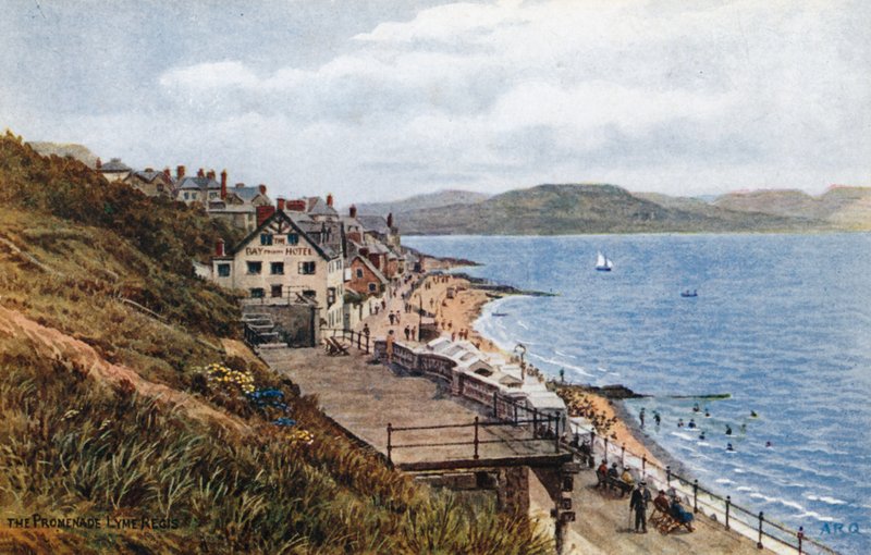 Promenada, Lyme Regis autorstwa Alfred Robert Quinton