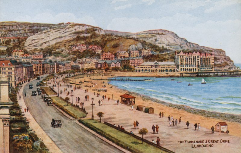 Promenada i Great Orme, Llandudno autorstwa Alfred Robert Quinton