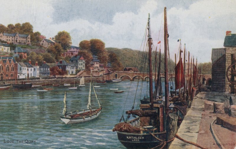 Nabrzeże, Looe autorstwa Alfred Robert Quinton