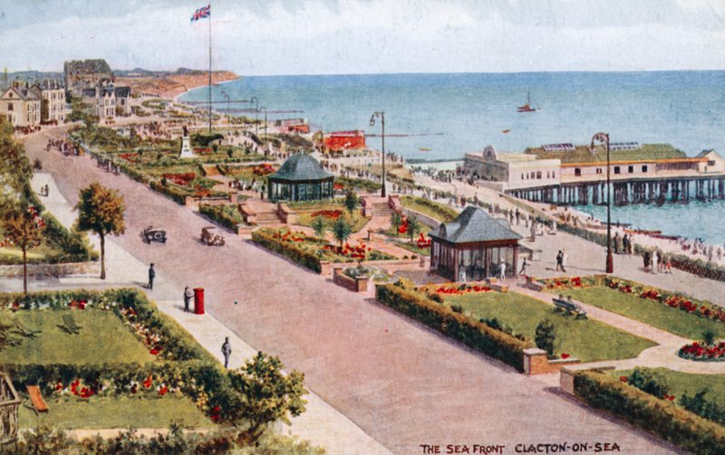 Clacton-on-Sea nad morzem autorstwa Alfred Robert Quinton