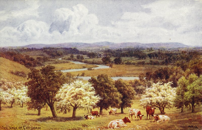 Dolina Evesham autorstwa Alfred Robert Quinton