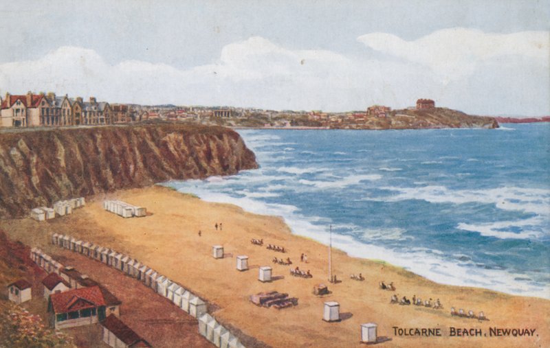 Plaża Tolcarne, Newquay autorstwa Alfred Robert Quinton