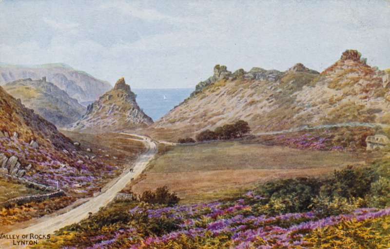 Dolina Skał, Lynton autorstwa Alfred Robert Quinton
