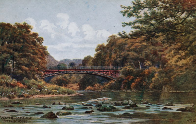 Most Waterloo, Bettws-y-Coed autorstwa Alfred Robert Quinton