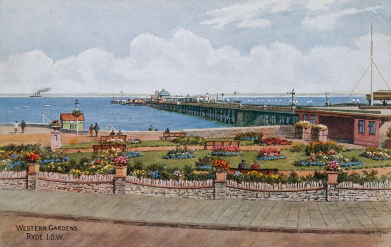 Western Gardens, Ryde IOW autorstwa Alfred Robert Quinton