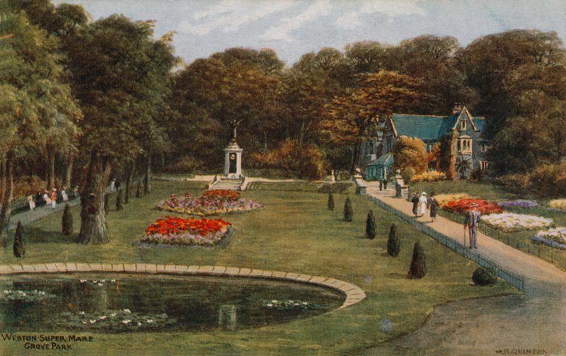 Weston-Super-Mare, Grove Park autorstwa Alfred Robert Quinton