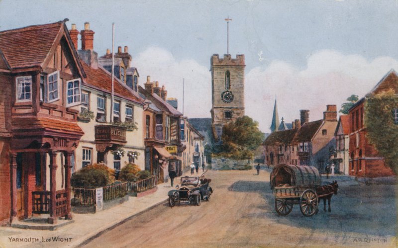 Yarmouth, ja Wight autorstwa Alfred Robert Quinton