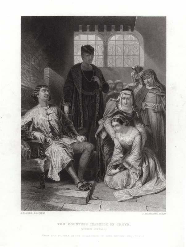 Hrabina Isabelle z Croye autorstwa Alfred W. Elmore